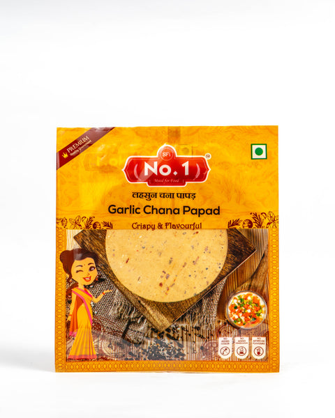 Garlic Chana Papad-200g (Pack of 4)