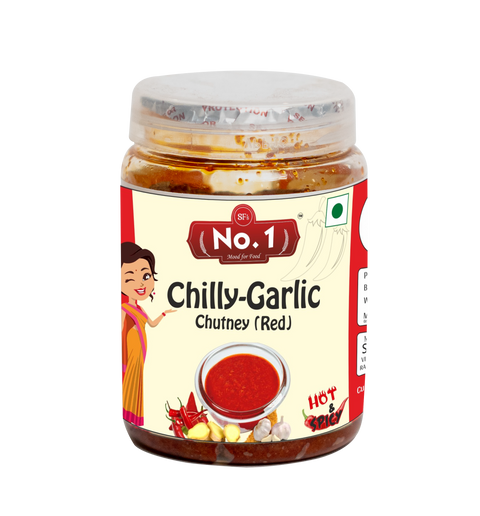 Chilly-garlic Chutney (red) - 200g